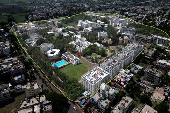 1. Arial View of KVV Campus
