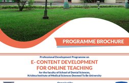 E- CONTENT DEVELOPMENT FOR ONLINE TEACHING