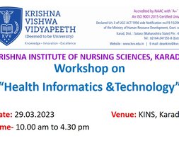 Workshop on “Health Informatics &Technology”