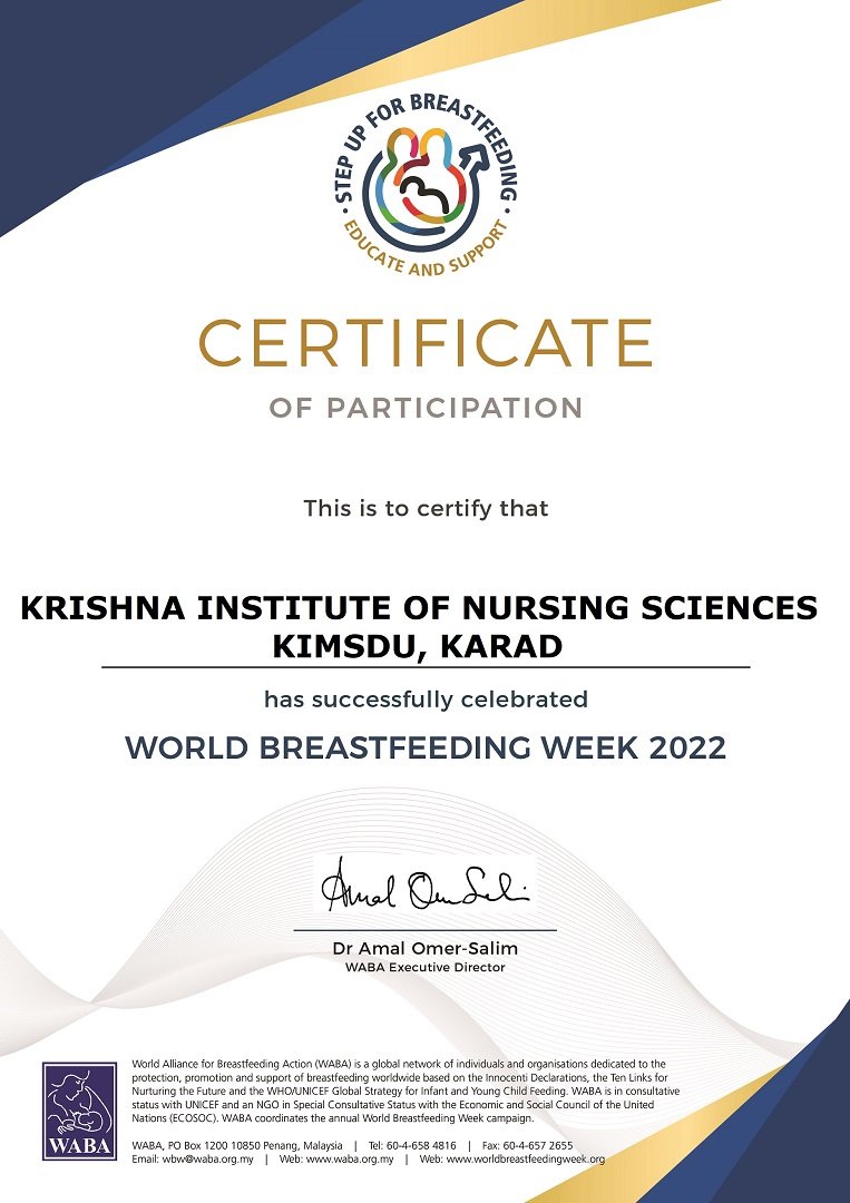 WABA Certificate 2022 KRISHNA iNSTITUTE OF NURSING SCIENCES, KIMSDU, KARAD (1)