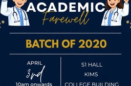 KIMS- Academic Farewell – Batch of 2020